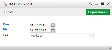 Soferu® DATEV Export Funktionen