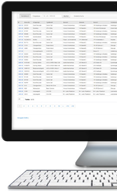 Screenshot Soferu® Facility-Management Intranet-Gerätebuch